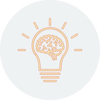 Idea web icon simple illustration 