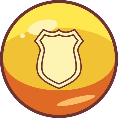 kalkan simgesi web basit illüstrasyon