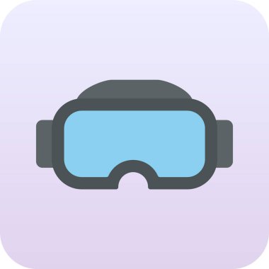 Gözlükler. Web simgesi basit illüstrasyon