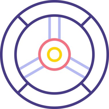 lastik simgesi vektör illüstrasyonu 