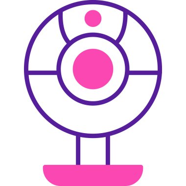 Web kamera simge vektör çizim