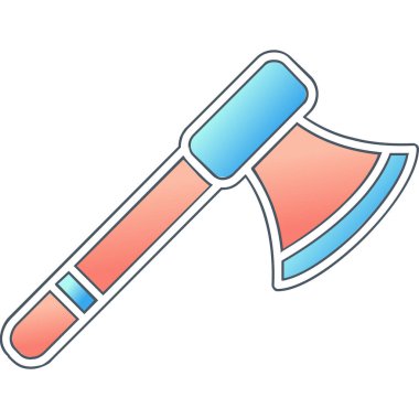 Balta ağ simgesi, vektör illüstrasyonu 