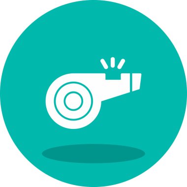 Web tasarımı için ıslık simgesi, vektör illüstrasyonu 