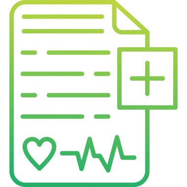 Sağlık Denetimi panosu simgesi, vektör illüstrasyonu 