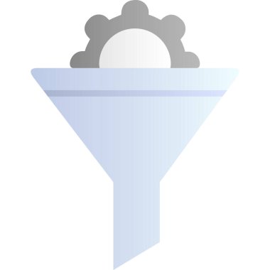 Vektör illüstrasyon Huni ağ simgesi 