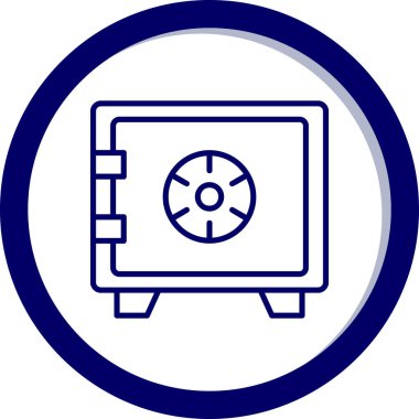 güvenli simge vektör illüstrasyonu 