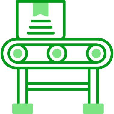 Taşıyıcı Şerit web simgesi, vektör illüstrasyonu