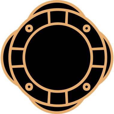 Can simidi simgesi, vektör illüstrasyonu basit tasarım