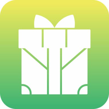 gift box with bow, vector illustration