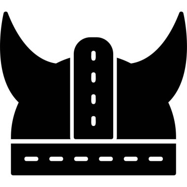 Kask simgesi vektör illüstrasyonu 