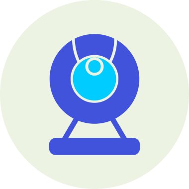Web kamera simge vektör çizim