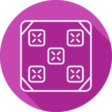 Döşeme. Web simgesi basit illüstrasyon