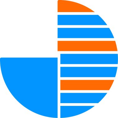 Bir çember simgesinin vektör illüstrasyonu 