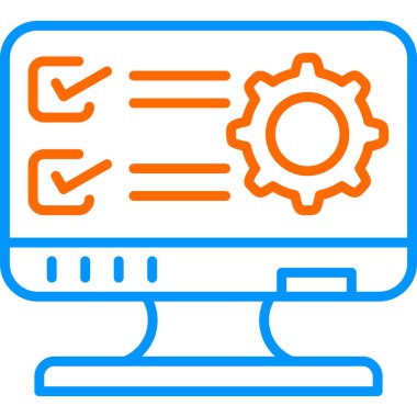 Web simgesi basit illüstrasyon ayarlanıyor