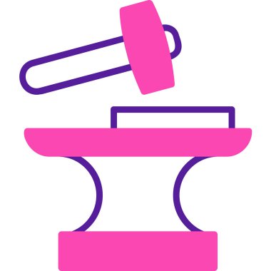 Demirci. Web simgesi basit illüstrasyon          