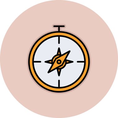 Pusula simgesi vektör resimlemesi 