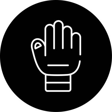 El hareketi simgesi, vektör illüstrasyonu 