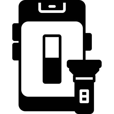 el feneri. Web simgesi basit illüstrasyon