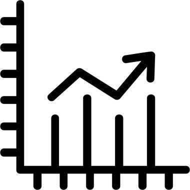 iş büyümesi grafik vektör illüstrasyonu