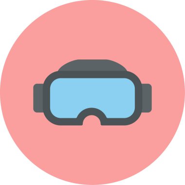 Gözlükler. Web simgesi basit illüstrasyon