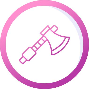 Balta ağ simgesi, vektör illüstrasyonu 