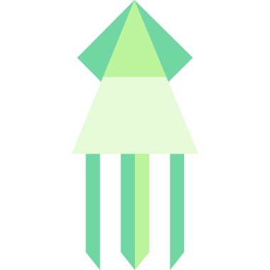 Kalamar. Web simgesi basit illüstrasyon