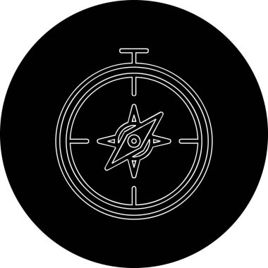 Pusula simgesi vektör resimlemesi 