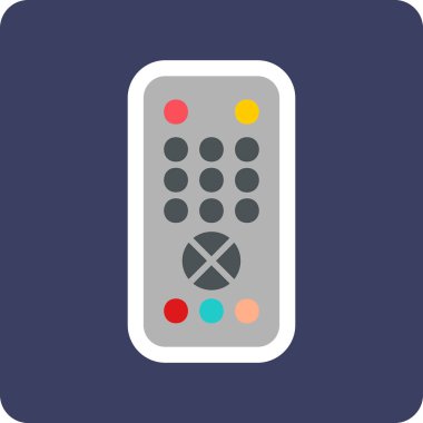 Uzaktan kumanda simge vektör çizim