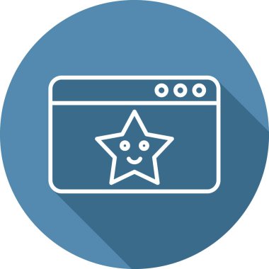 Web tasarım simgesi, vektör illüstrasyonu basit tasarım