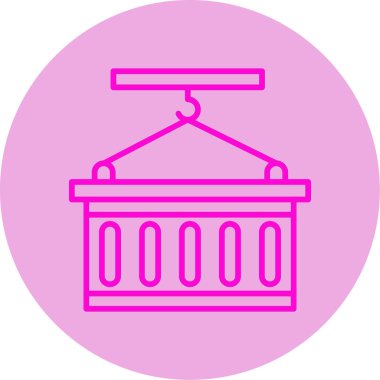 kabuk ağ simgesi vektör illüstrasyonu