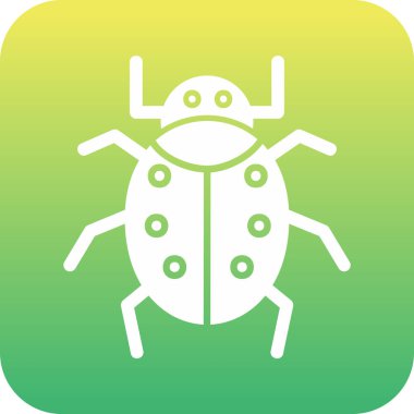 Böcek. Web simgesi basit illüstrasyon 