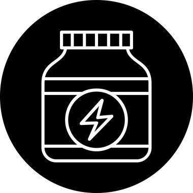 Ek şişe ikonu vektör illüstrasyonu