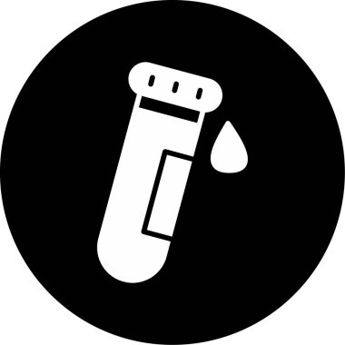 kan testi ikonu vektör illüstrasyonu         