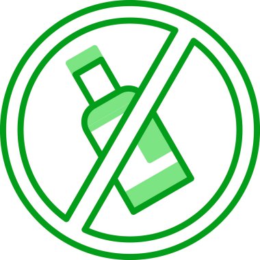 Alkol işareti simgesi çizimi yok