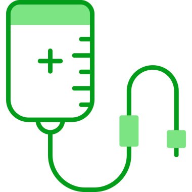 Kan Transfüzyon Ağı simgesi, vektör illüstrasyonu