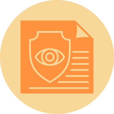 Lisans sertifikası simgesi, vektör illüstrasyonu basit tasarım