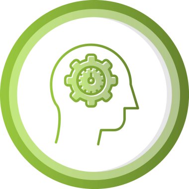 öz farkındalık simgesi, vektör illüstrasyonu basit tasarım