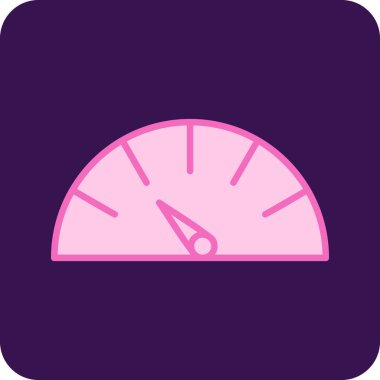 Hız göstergesinin vektör illüstrasyonu 