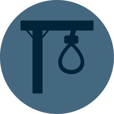 Gallow web simgesi, vektör illüstrasyonu