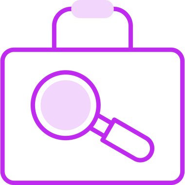 iş avı simgesi, vektör illüstrasyonu basit tasarım