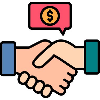 Ekonomi simgesi modern basit illüstrasyon 