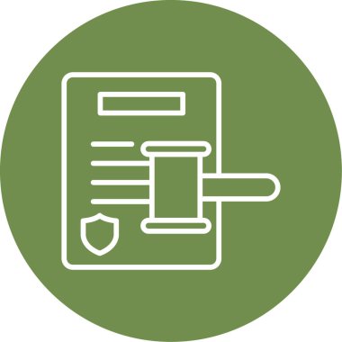 Adalet simgesi vektörünün çekici