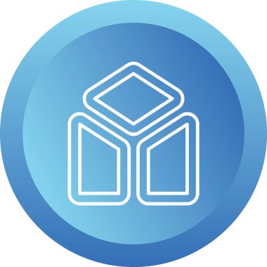 küp web simgesi basit tasarım 