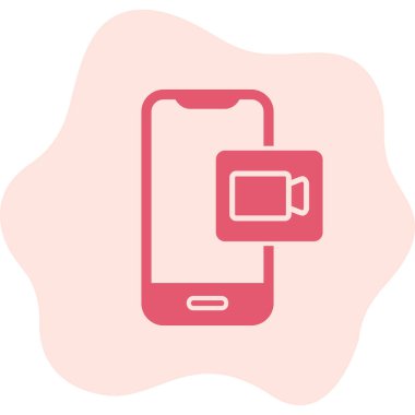 çevrimiçi konferans, illüstrasyon, vektör simgesi