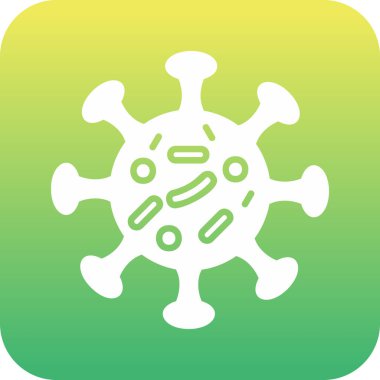 Virüs ikonu vektör illüstrasyonu 