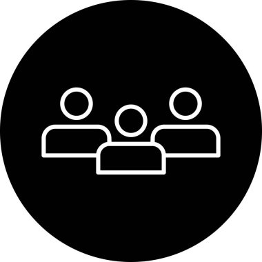 Seyirci Web simgesi vektör illüstrasyonu