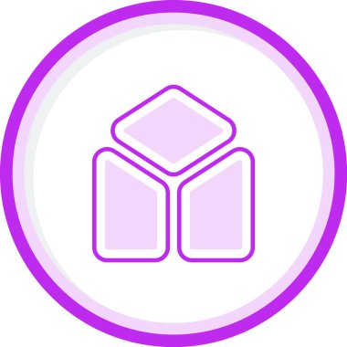 küp web simgesi basit tasarım 