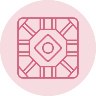 Döşeme. Web simgesi basit illüstrasyon