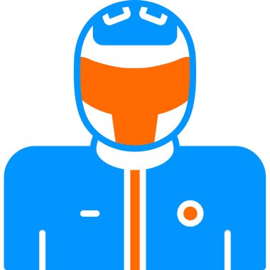 BMX sürücüsü. Web simgesi basit tasarım