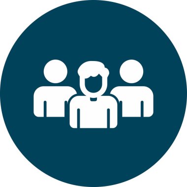 iş ekibi simgesi, vektör illüstrasyonu